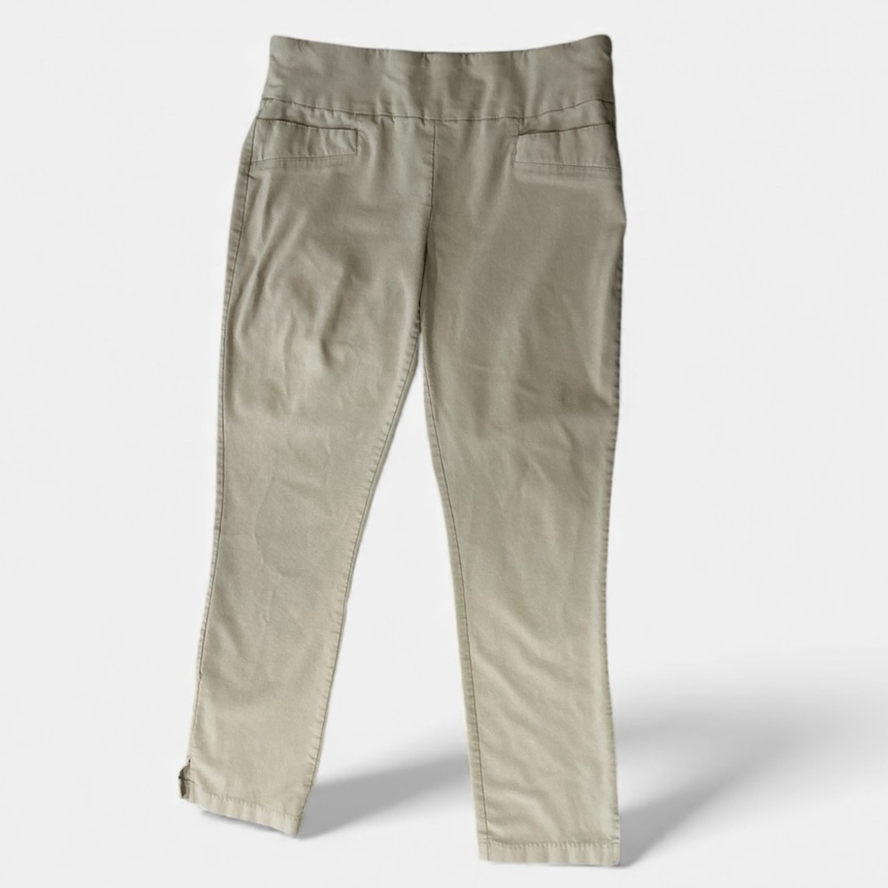 Joe B by Joe Benbasset Women’s Pants Beige Khaki Pull On Stretch Ankle Size L